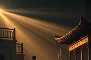 剧集《深夜面馆手记》封面，深夜街边冒着热气的面摊